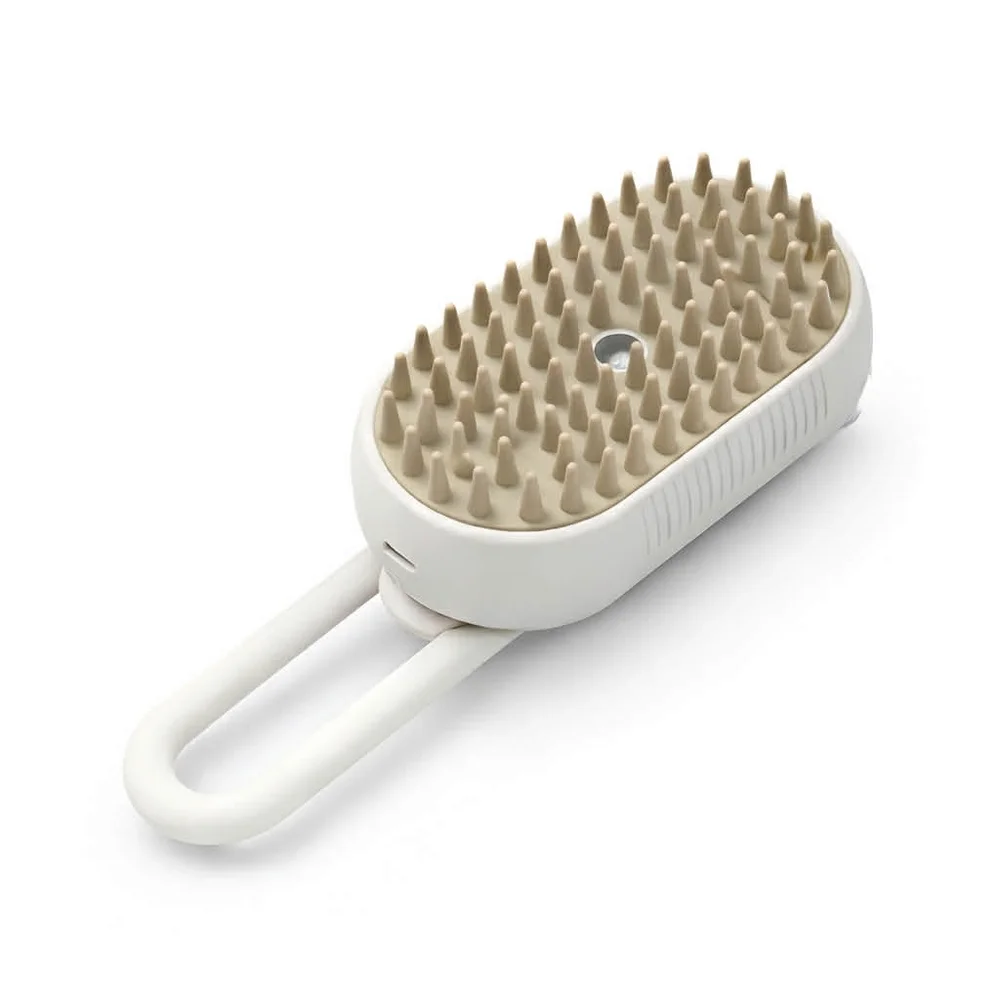 Pet Grooming Brush | Soft Silicone Massage Brush for Dogs & Cats | Deshedding